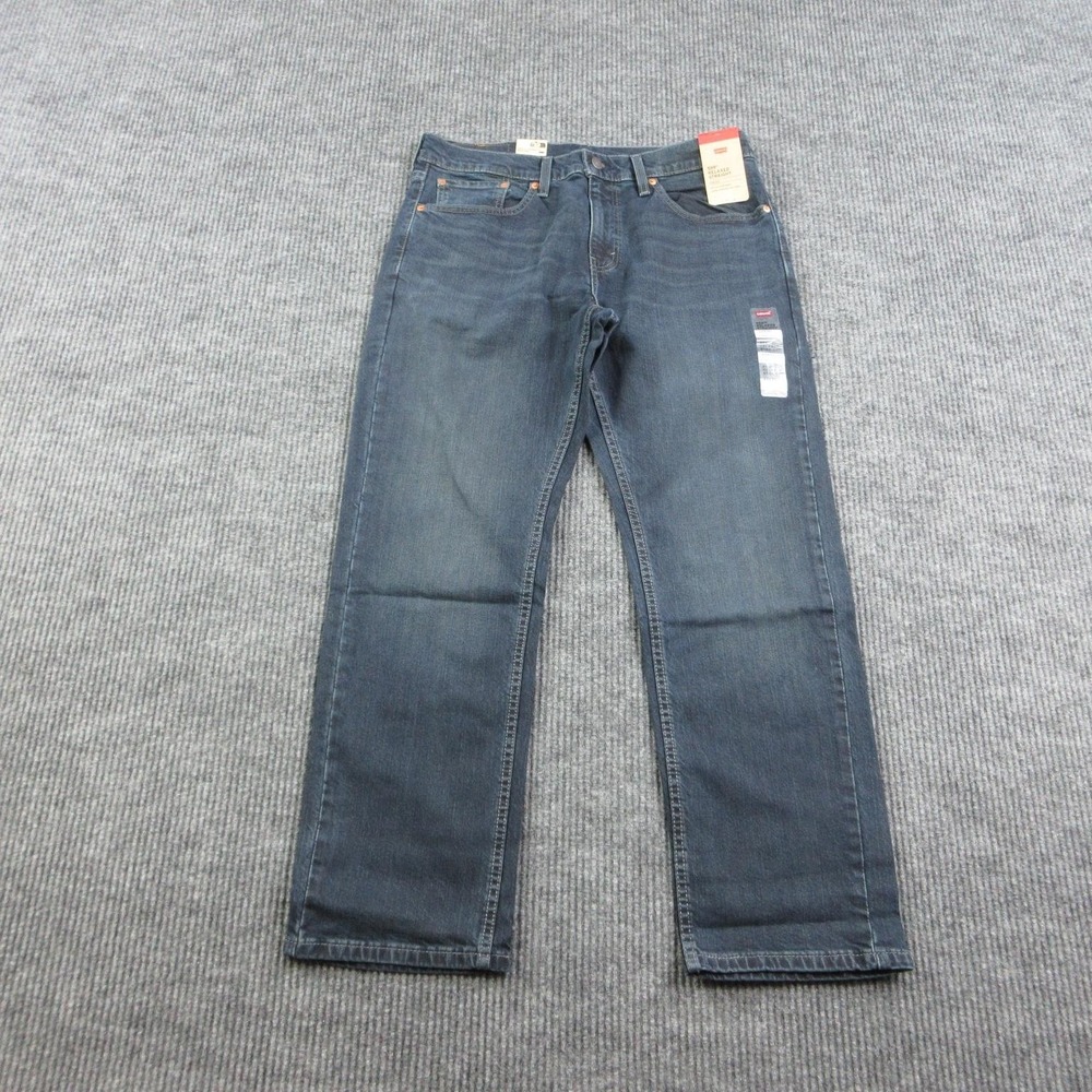Levi's 559 Jeans Mens 33x30 Blue Relaxed Straight Stretch Classic 35x29.5* NWT - Picture 1 of 16